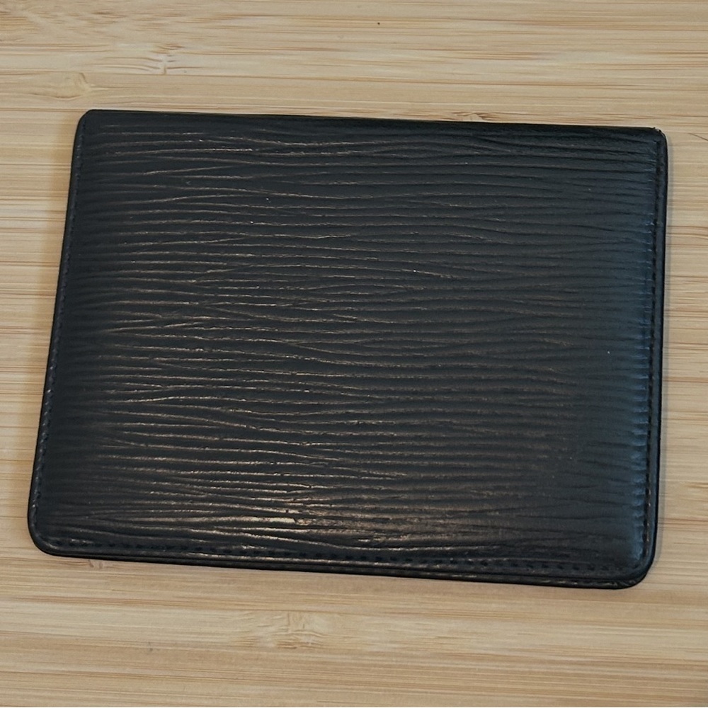 Louis Vuitton Vintage Black Epi Leather ID Case Or Card Holder - Picture 2 of 10